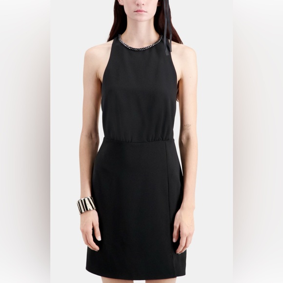 The Kooples Dresses & Skirts - NWT The Kooples T-back crepe dress w/chain detail - FR 4 (US 10) - $345 MSRP